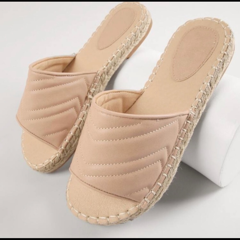 Chevron Espadrille Sandal